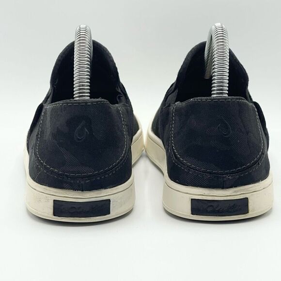 OluKai Pehuea Pa’i Black Slip On Sneakers - Women’s US size 8 EU 38 - Picture 4 of 11